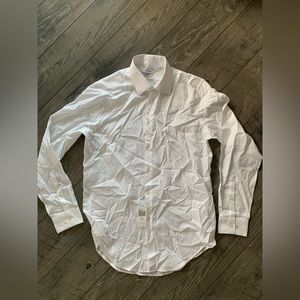 NWT Calvin Klein White button down shirt size 15 1/2 34-35 Medium